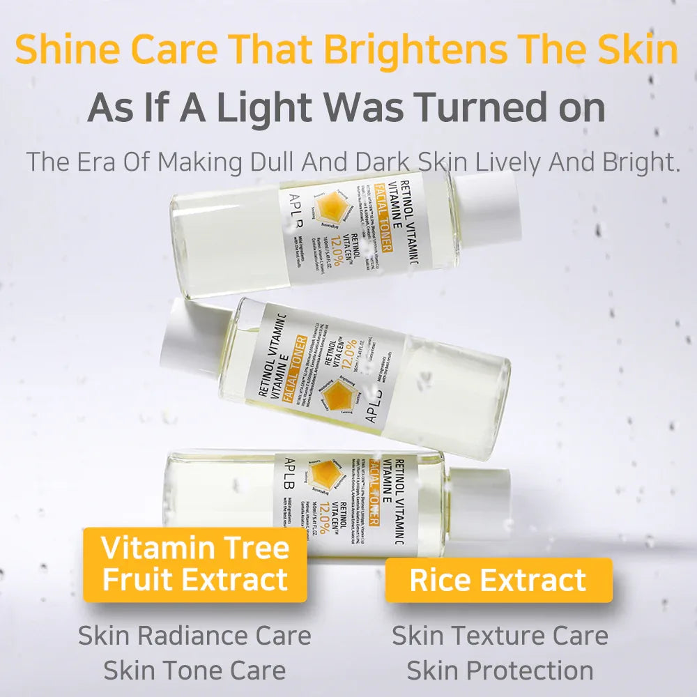 APLB Retinol Vitamin C Vitamin E Facial Toner 160ml