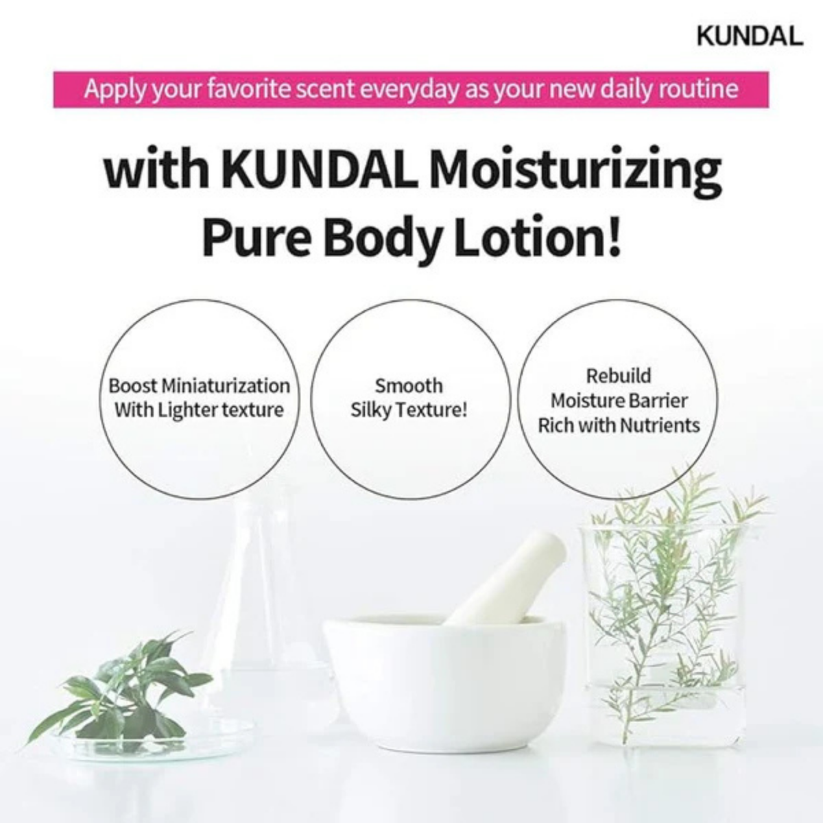 KUNDAL Honey & Macadamia Pure Natural Moisturizing Refreshing Body Lotion Baby Powder 500ml