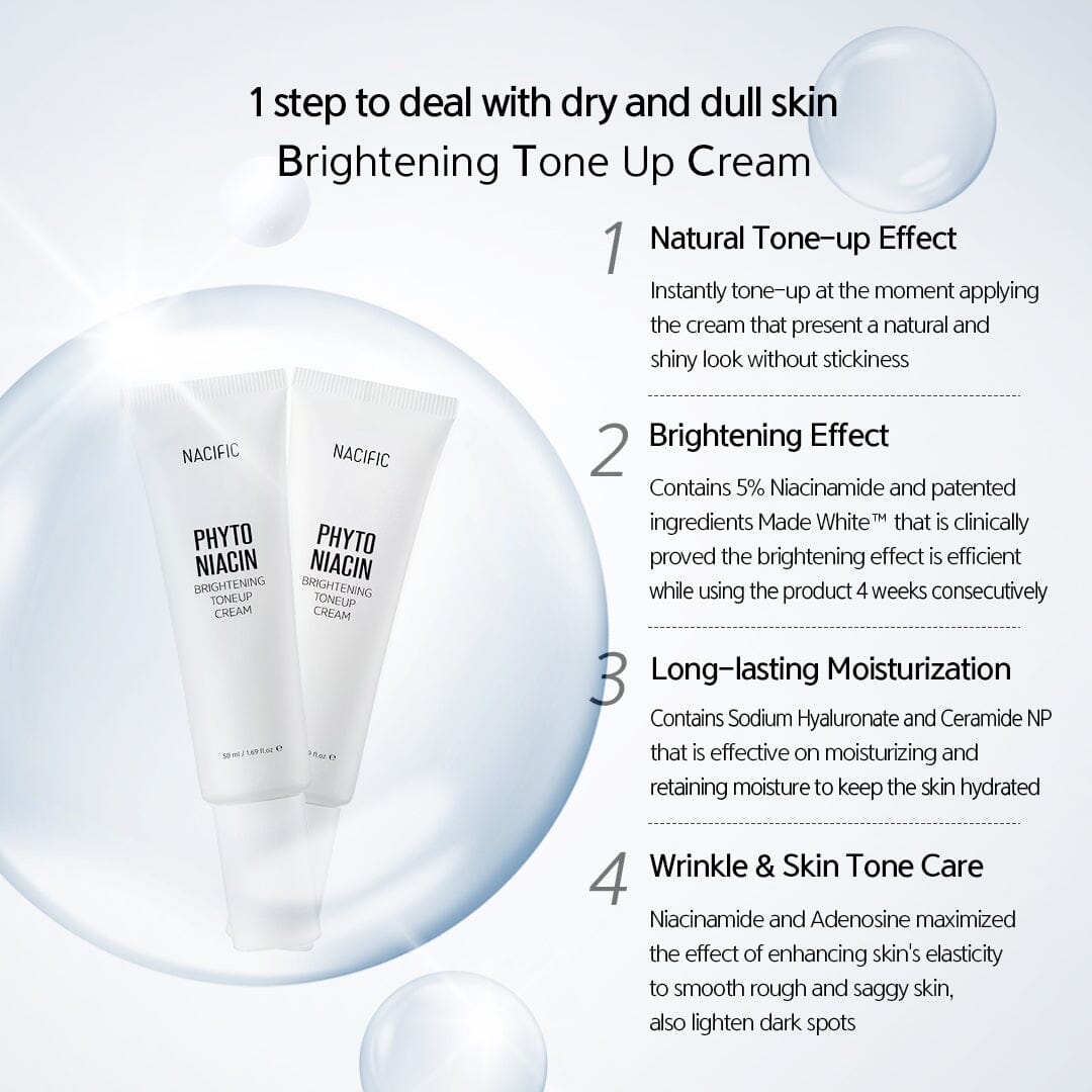 NACIFIC Phyto Niacin Brightening Tone-Up Cream 50ml