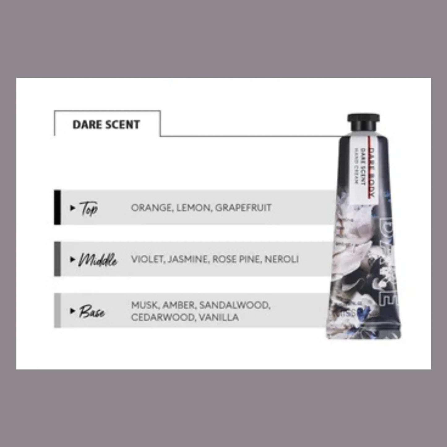 MISSHA Dare Body Hand Cream Dare Scent 30ml - ORION XO Exclusive