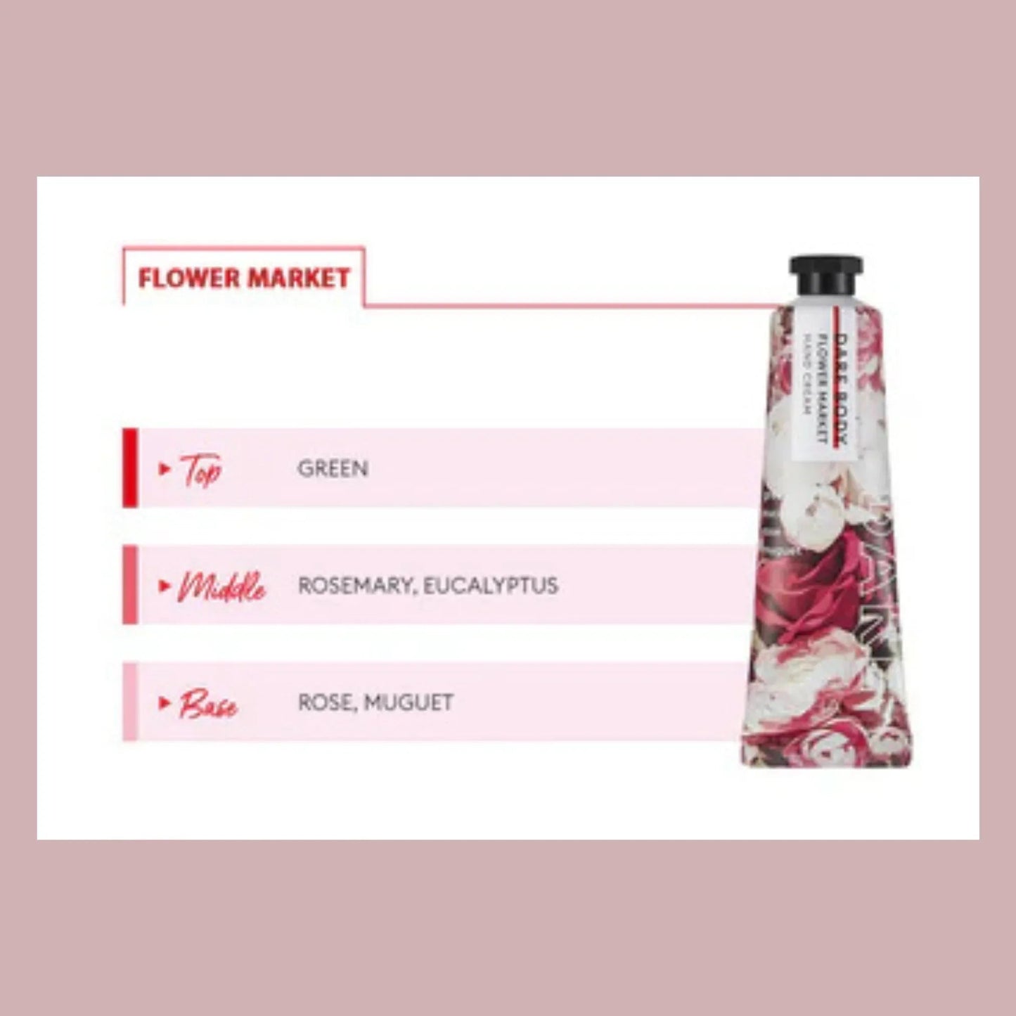 MISSHA Dare Body Hand Cream Flower Market 30ml - ORION XO Exclusive