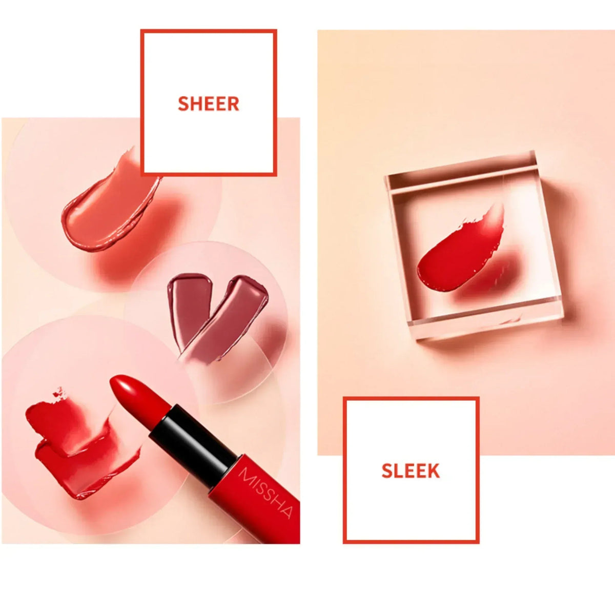 MISSHA Dare Rouge Sheer Sleek #05. GENTLE YOUNG BOSS 3.5g - ORION XO Exclusive