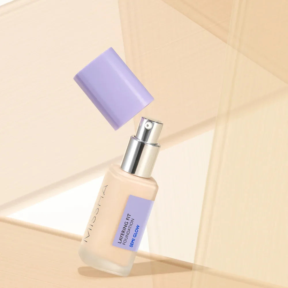 MISSHA Layering Fit Foundation Semi Glow 19.Ivory 35ml - ORION XO Exclusive
