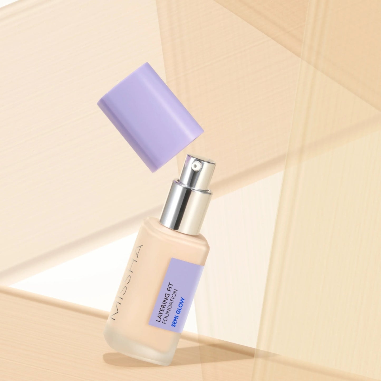 MISSHA Layering Fit Foundation Semi Glow 23 Sand 35ml - ORION XO Exclusive