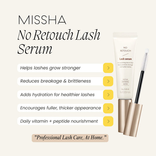 MISSHA No Retouch Lash Serum 10g - ORION XO Exclusive