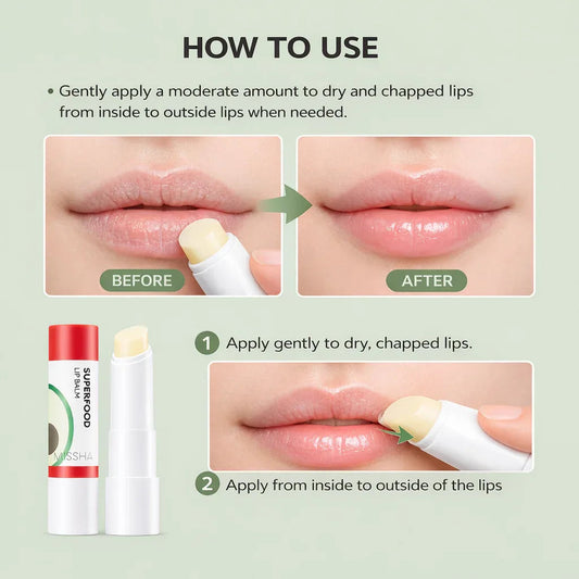 MISSHA Superfood Avocado Lip Balm 5.2g - ORION XO Exclusive