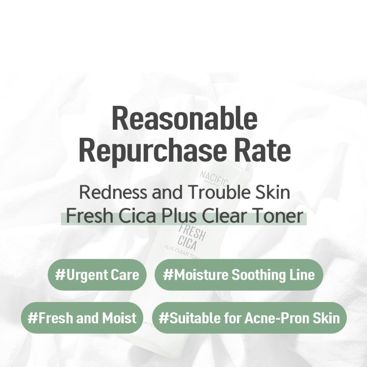 NACIFIC Fresh Cica Plus Clear Toner 150ml - ORION XO Exclusive