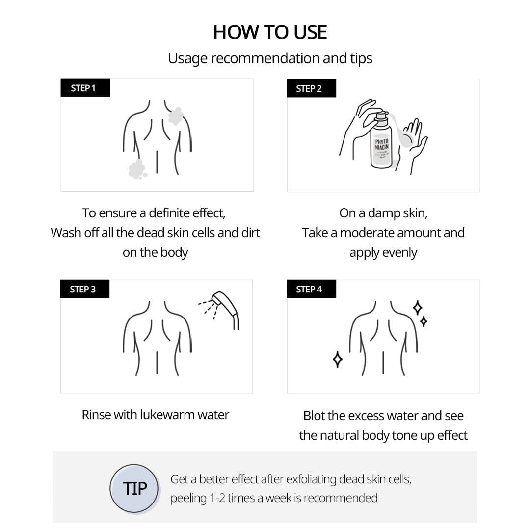 NACIFIC Phyto Niacin Brightening Body Tone-Up Cream 300ml - ORION XO Exclusive
