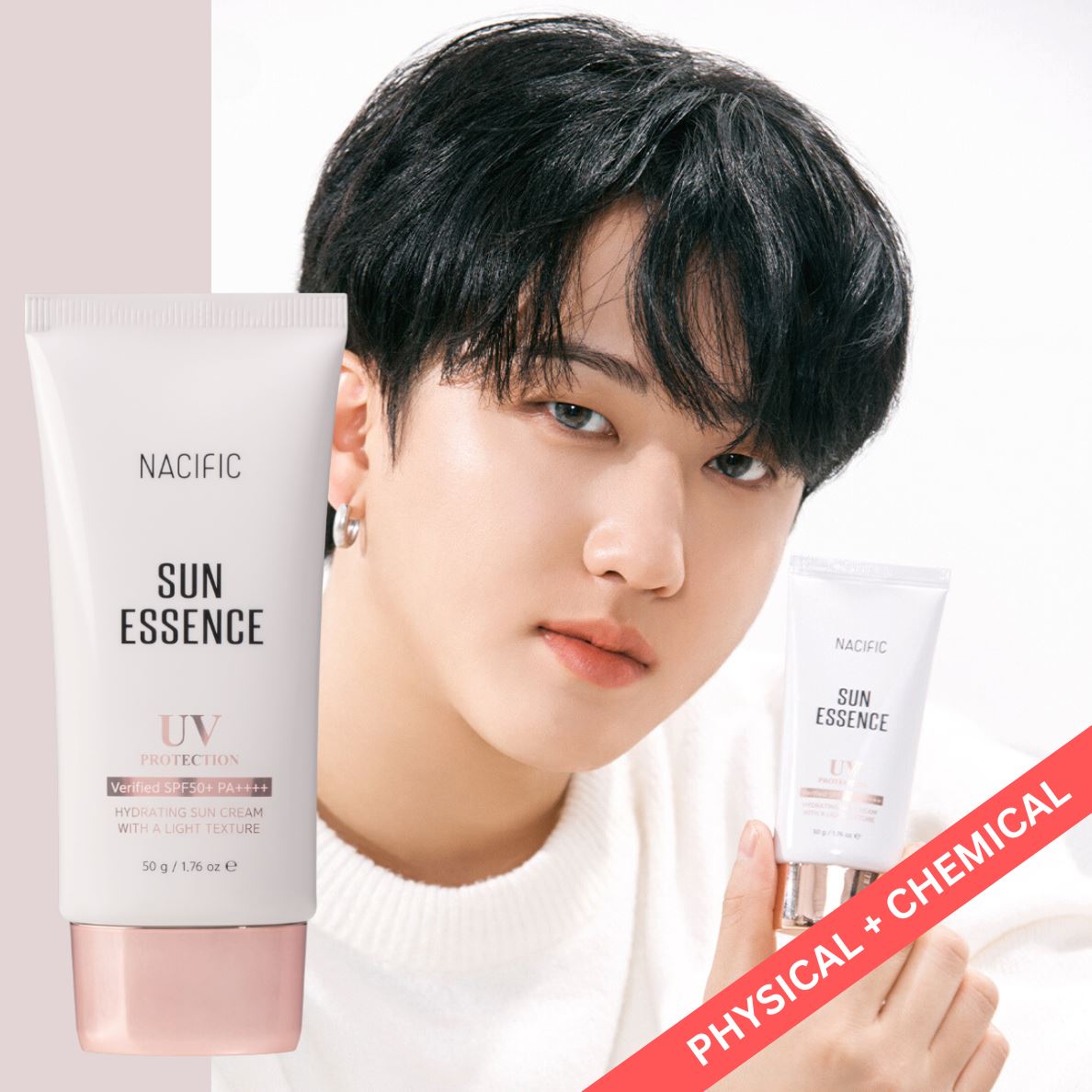 NACIFIC Vegan Sun Essence Verified SPF50+/ PA++++ 50ml - ORION XO Exclusive