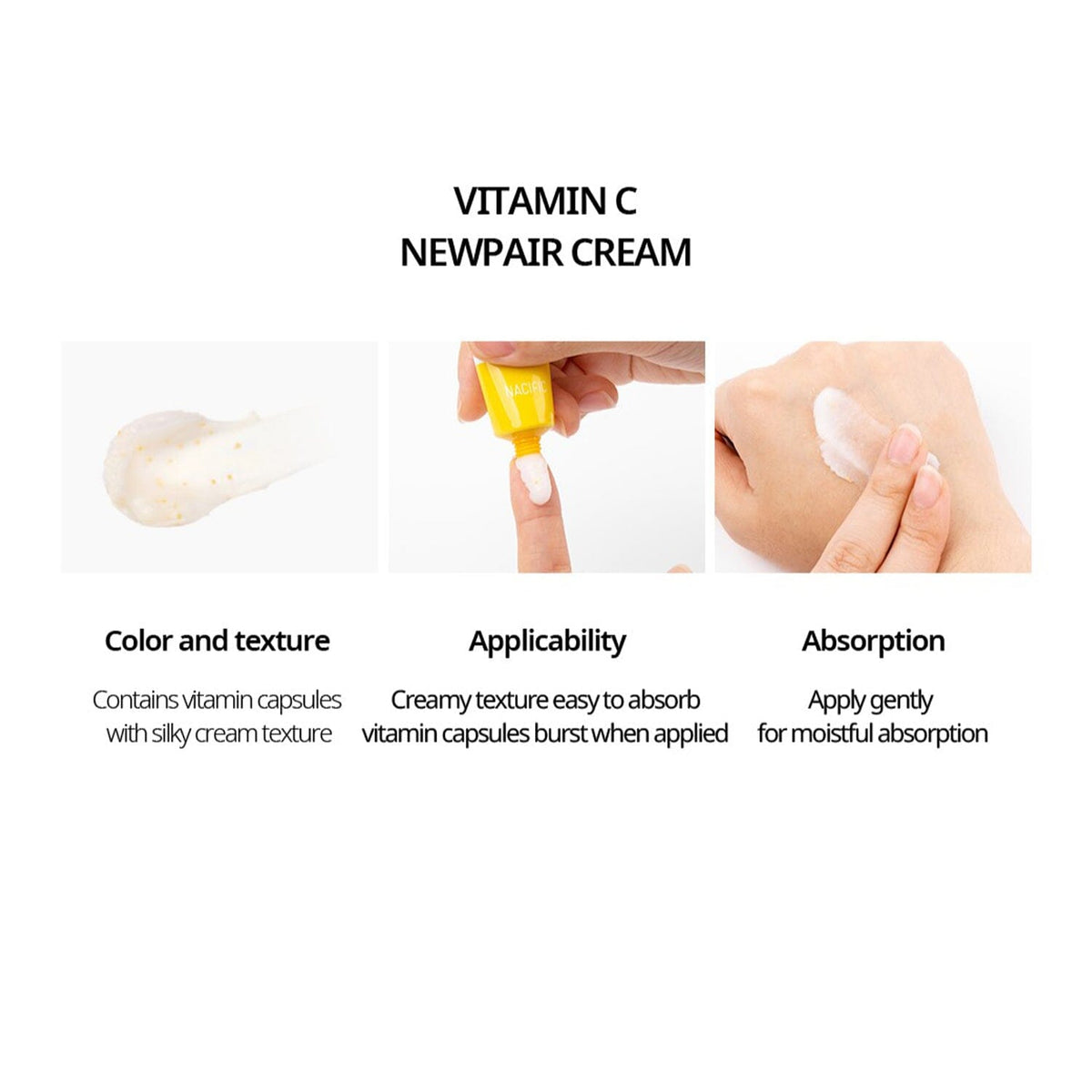 NACIFIC Vitamin C Newpair Cream 15ml - ORION XO Exclusive