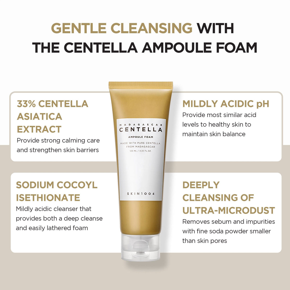 SKIN1004 Madagascar Centella Ampoule Foam 125ml - ORION XO Exclusive