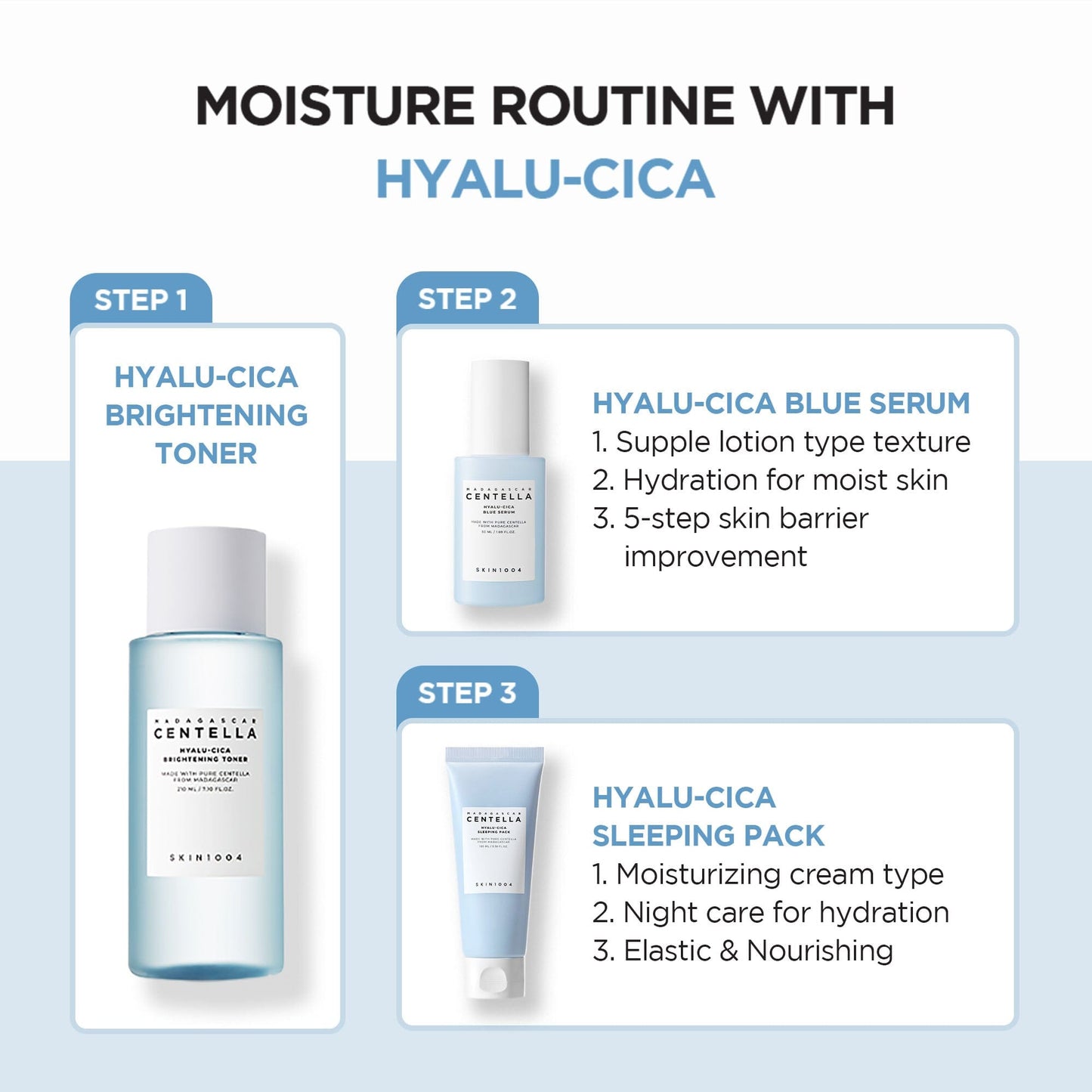 SKIN1004 Madagascar Centella Hyalu-Cica Brightening Toner 210ml - ORION XO Exclusive