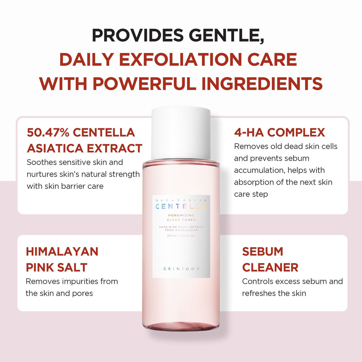 SKIN1004 Madagascar Centella Poremizing Clear Toner 210ml - ORION XO Exclusive