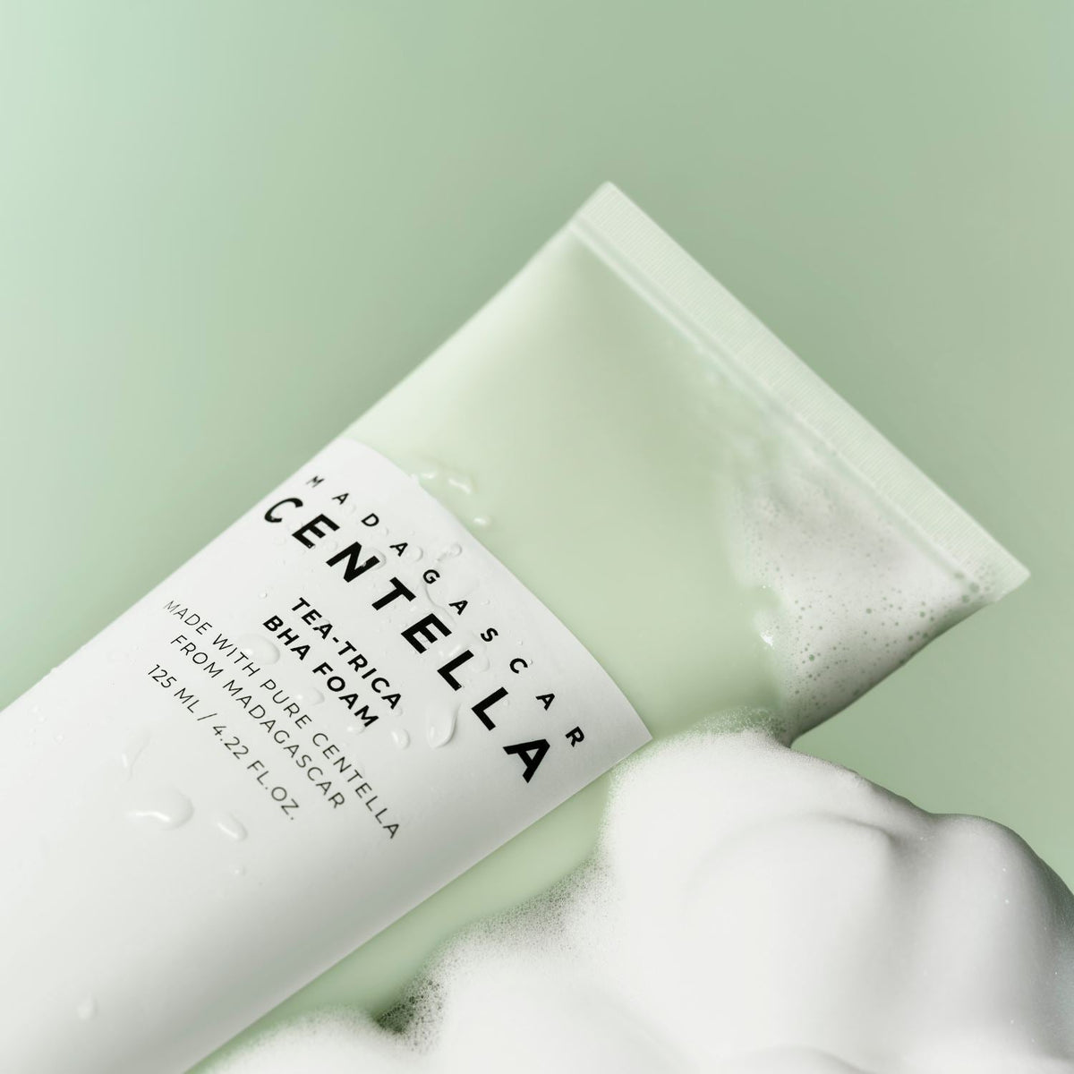 SKIN1004 Madagascar Centella Tea-Trica BHA Foam 125ml - ORION XO Exclusive