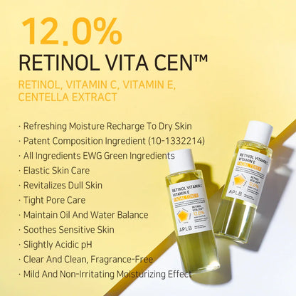 APLB Retinol Vitamin C Vitamin E Facial Toner 160ml