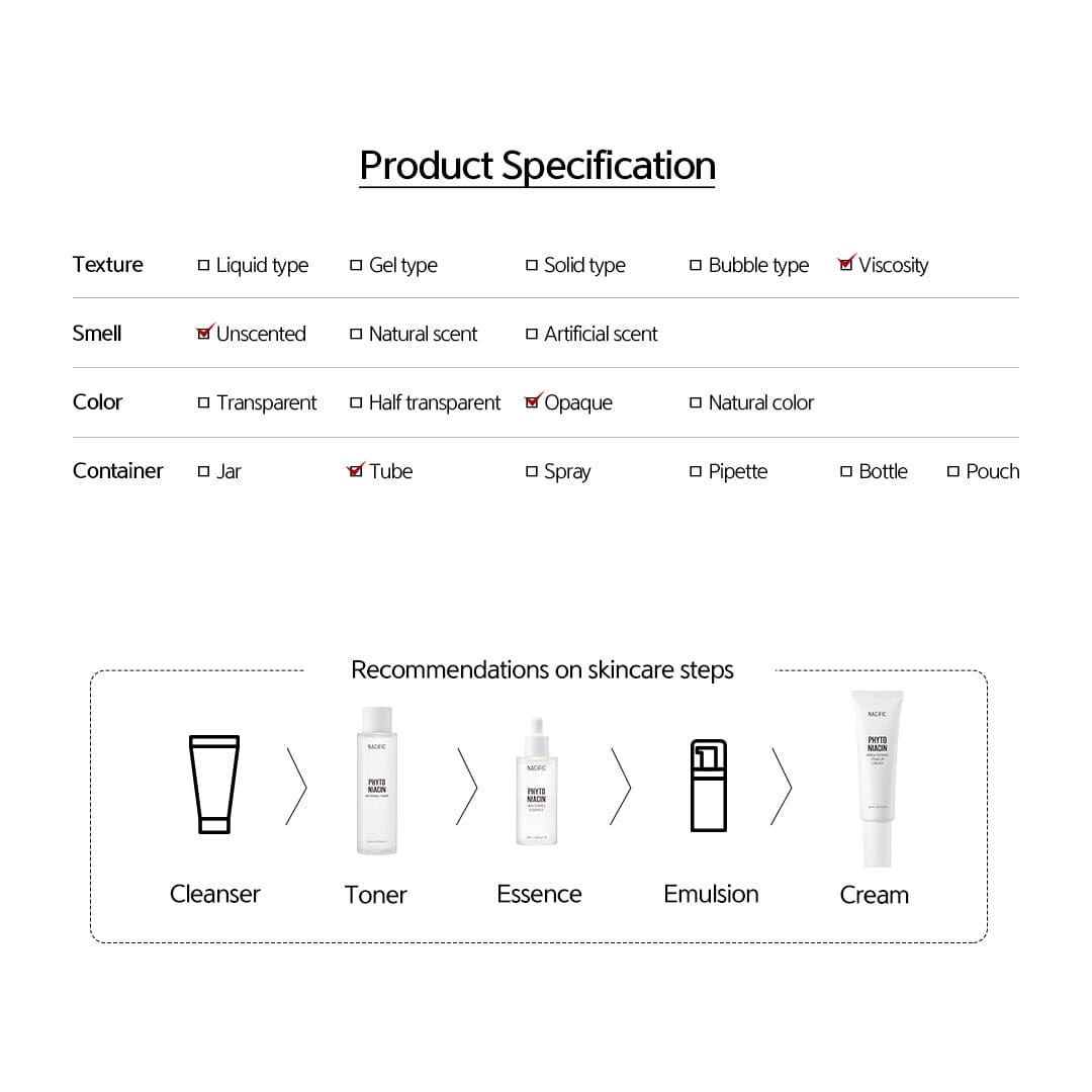 NACIFIC Phyto Niacin Brightening Tone-Up Cream 50ml