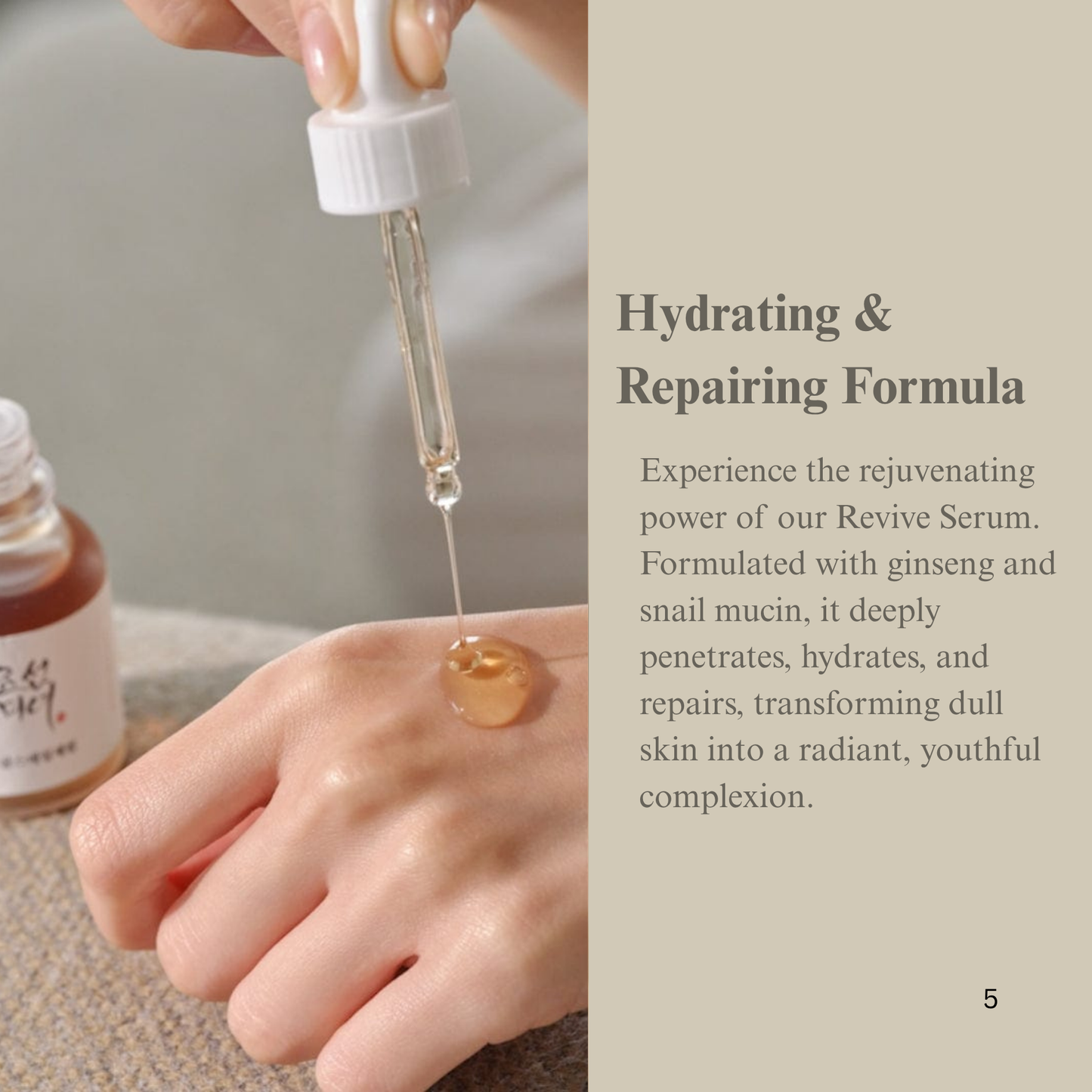 Beauty of Joseon Revive Serum : Ginseng + Snail Mucin 30ml