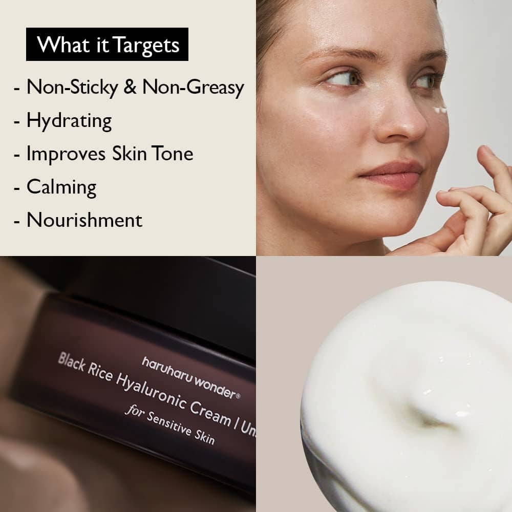 Haruharu WONDER Black Rice 10 Hyaluronic Cream-Unscented 50ml - ORION XO Exclusive