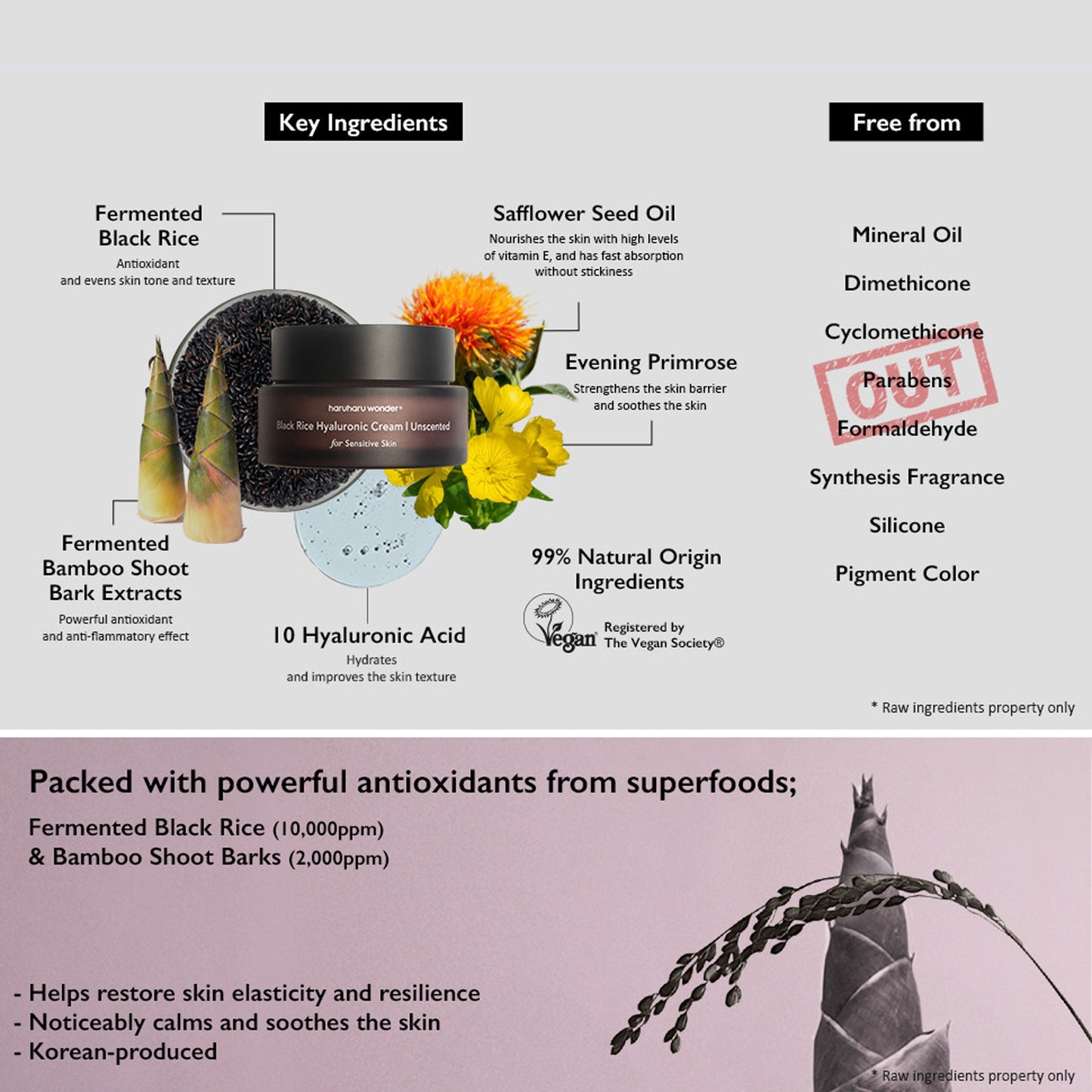 Haruharu WONDER Black Rice 10 Hyaluronic Cream-Unscented 50ml - ORION XO Exclusive