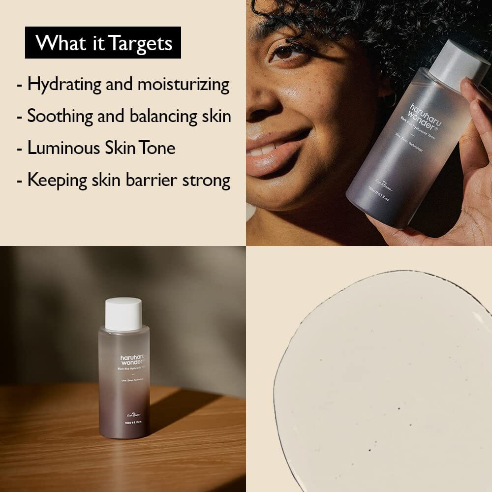 Haruharu WONDER Black Rice Hyaluronic Toner-Original 150ml - ORION XO Exclusive