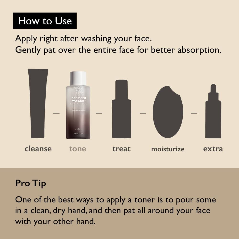 Haruharu WONDER Black Rice Hyaluronic Toner-Original 150ml - ORION XO Exclusive