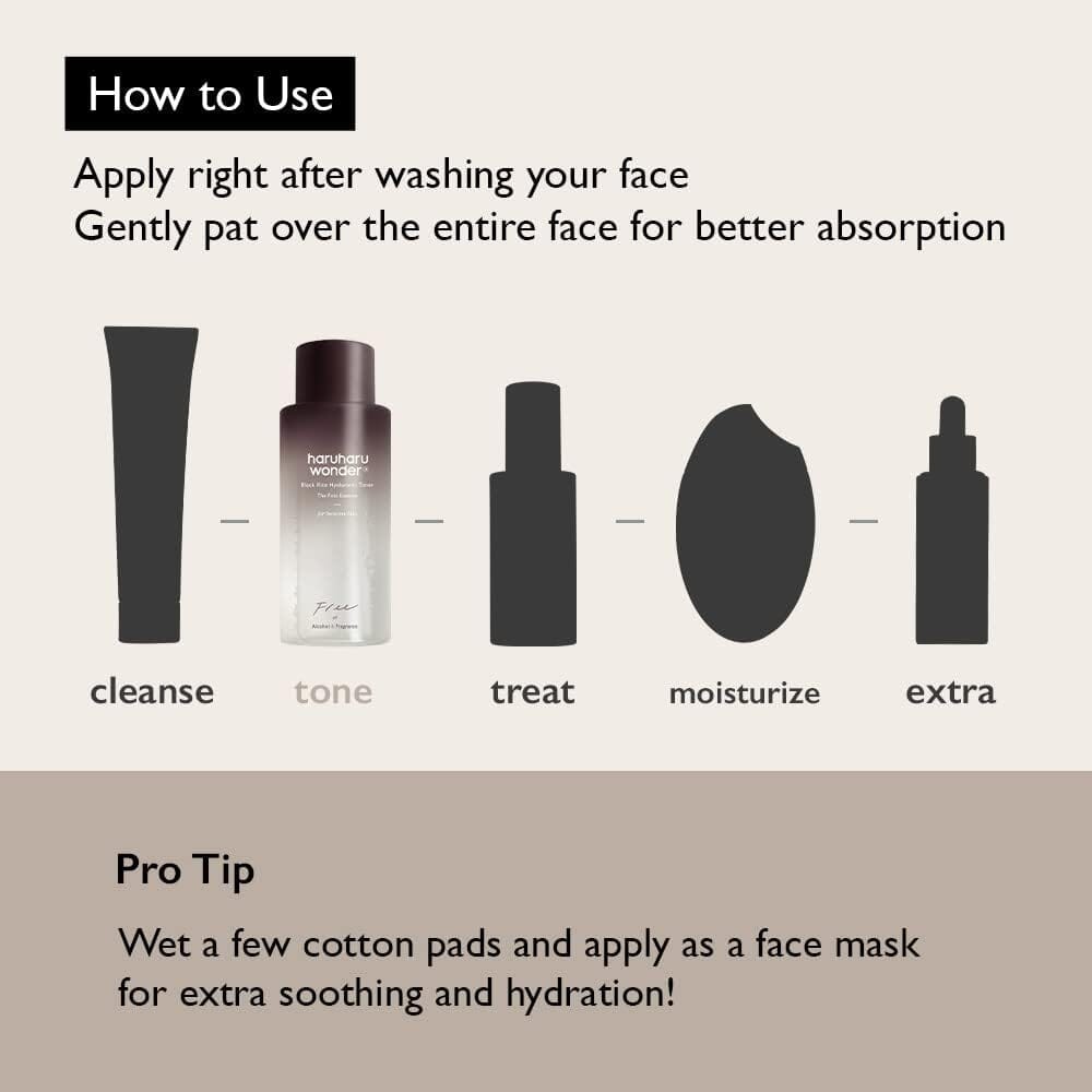 Haruharu WONDER Mini Black Rice Hyaluronic Toner for Sensitive Skin 10ml - ORION XO Exclusive