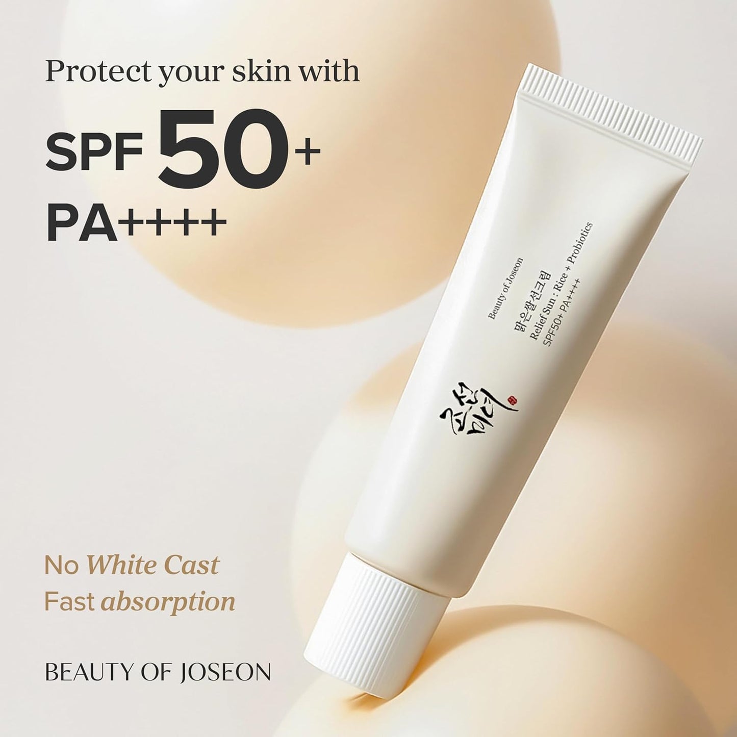 Beauty of Joseon Relief Sun Rice + Probiotics (SPF50+ PA++++) 50ml