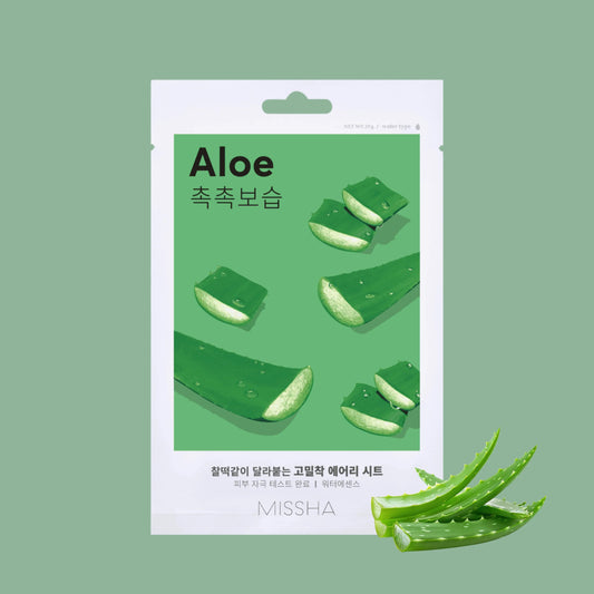 MISSHA Airy Fit Sheet Mask Aloe (1EA) - ORION XO Exclusive