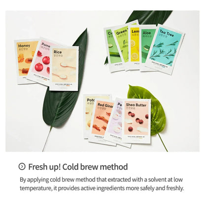 MISSHA Airy Fit Sheet Mask Green Tea (1EA) - ORION XO Exclusive