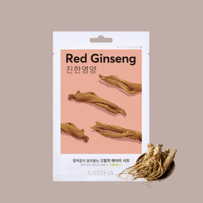 MISSHA Airy Fit Sheet Mask Red Ginseng (1EA) - ORION XO Exclusive