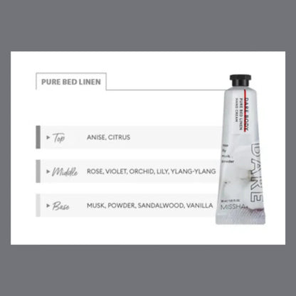 MISSHA Dare Body Hand Cream Pure Bed Linen 30ml - ORION XO Exclusive