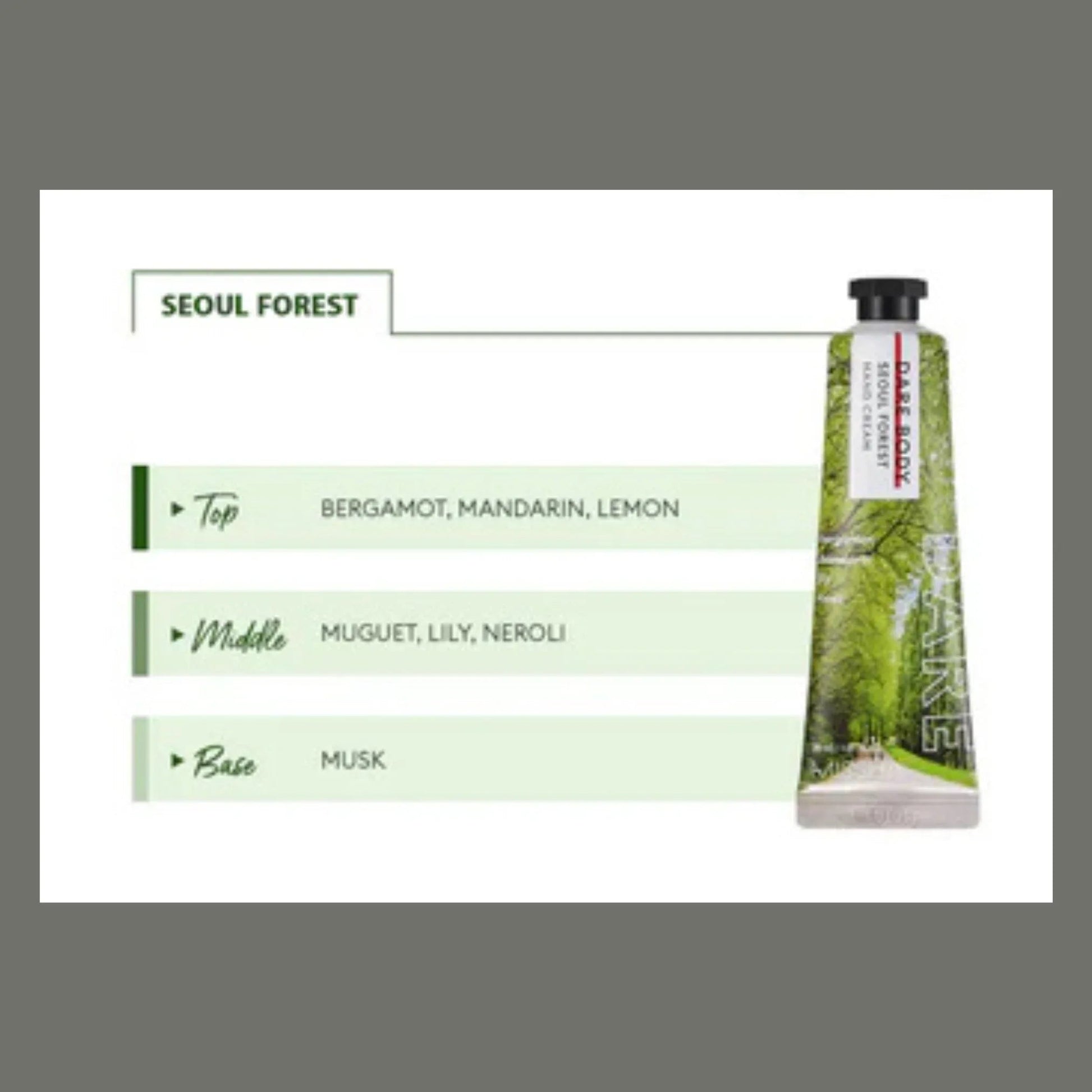 MISSHA Dare Body Hand Cream Seoul Forest 30ml - ORION XO Exclusive