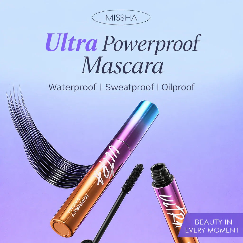 MISSHA Ultra Powerproof Mascara Curling and Lengthening 8g - ORION XO Exclusive
