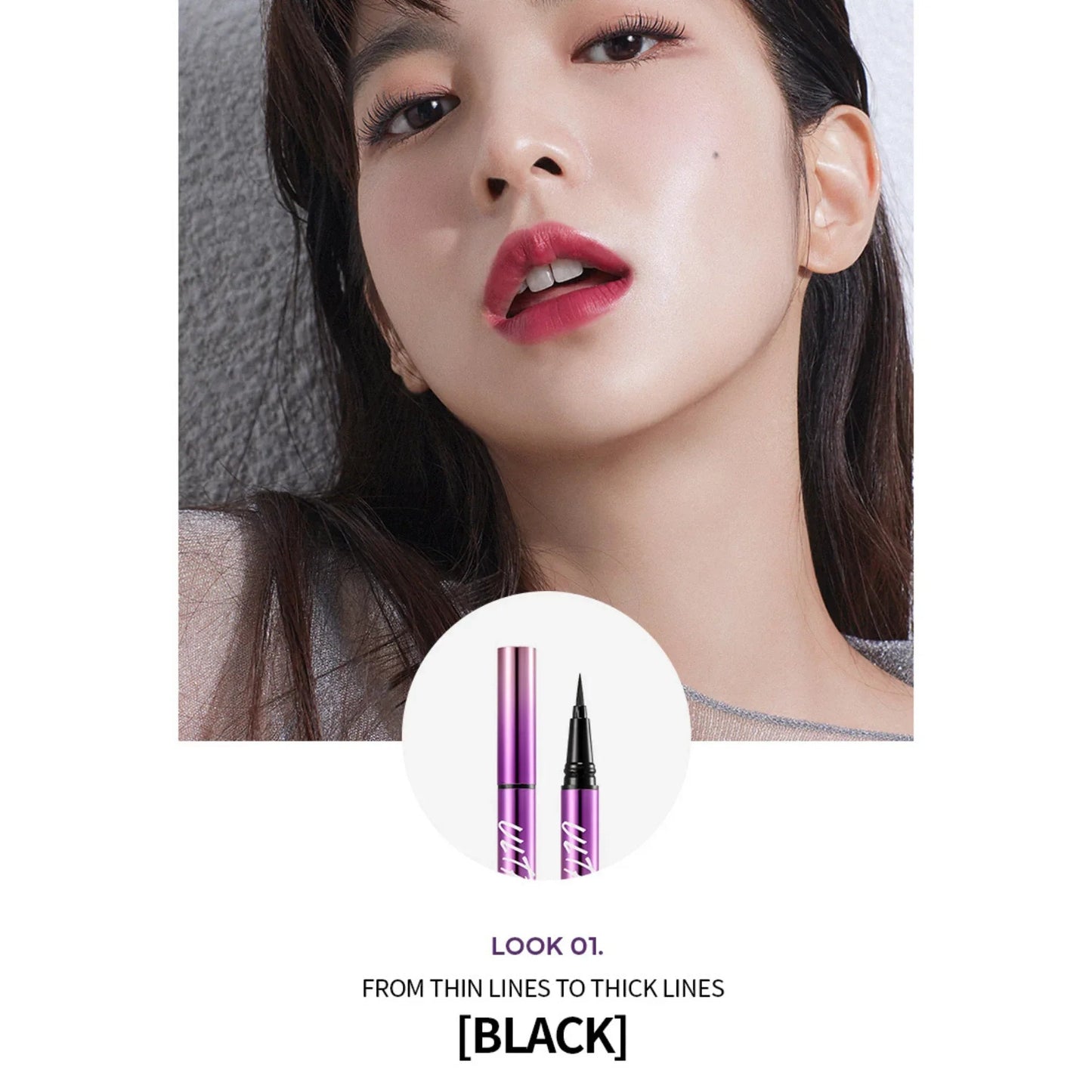 MISSHA Ultra Powerproof Thin Pen Liner Black 0.4g - ORION XO Exclusive