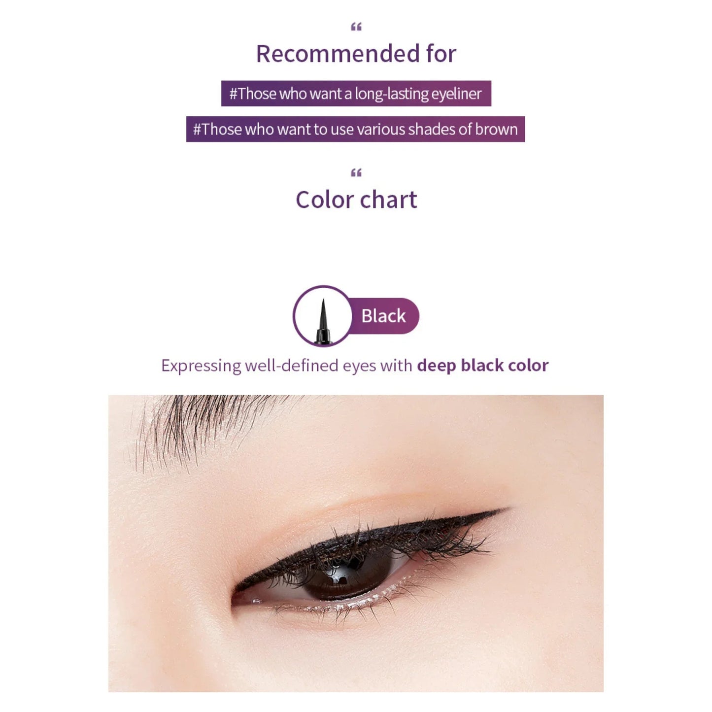 MISSHA Ultra Powerproof Thin Pen Liner Black 0.4g - ORION XO Exclusive