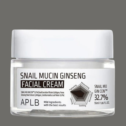 APLB Snail Mucin Ginseng Facial Cream 55ml