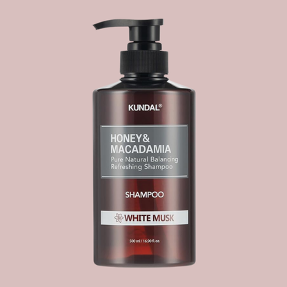 KUNDAL Honey & Macadamia Pure Natural Balancing Refreshing Shampoo White Musk 500ml