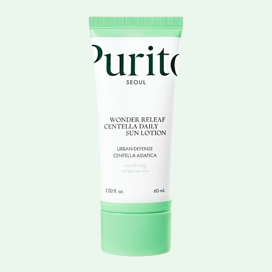PURITO SEOUL Wonder Releaf Centella Daily Sun Lotion 60ml - ORION XO Exclusive