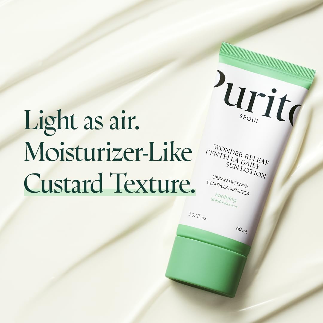 PURITO SEOUL Wonder Releaf Centella Daily Sun Lotion 60ml - ORION XO Exclusive