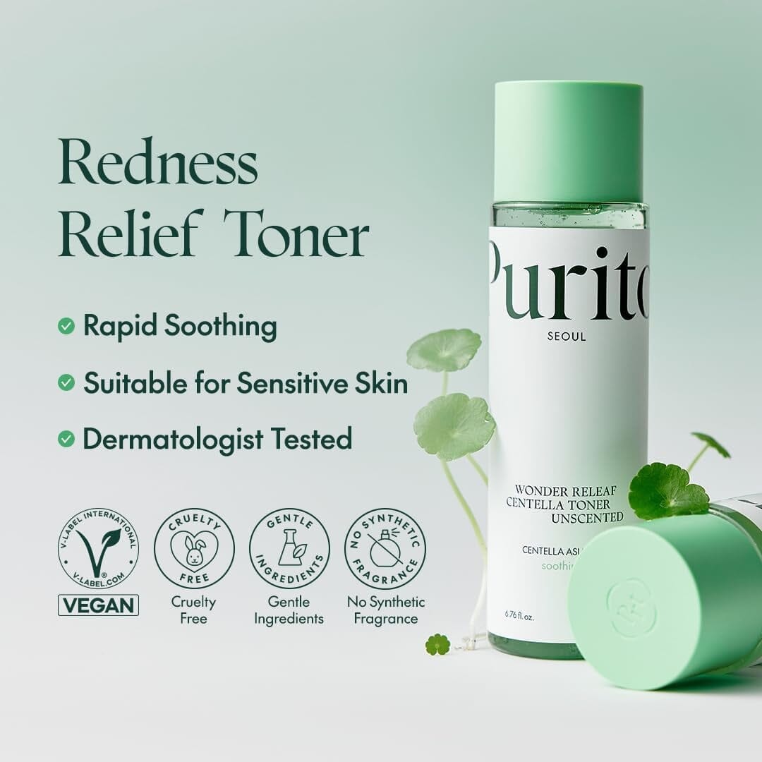PURITO SEOUL Wonder Releaf Centella Toner Unscented 200ml - ORION XO Exclusive