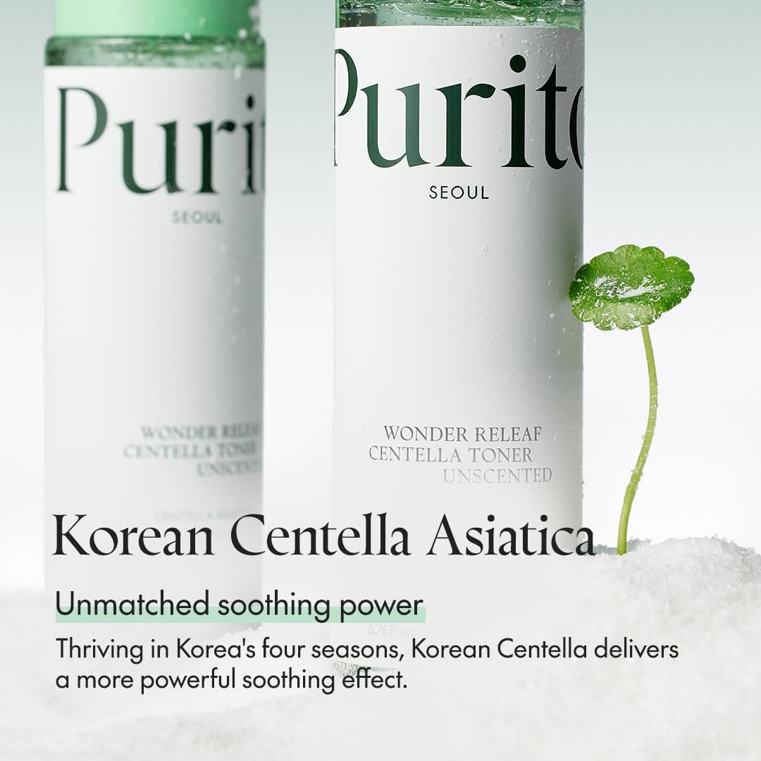 PURITO SEOUL Wonder Releaf Centella Toner Unscented 200ml - ORION XO Exclusive