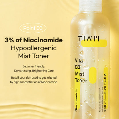TIA'M Vita B3 Mist Toner 200ml
