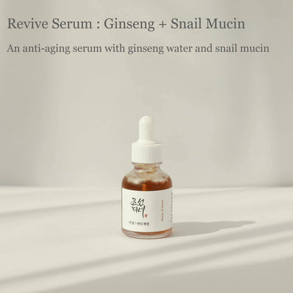 Beauty of Joseon Revive Serum : Ginseng+Snail Mucin 30ml - ORION XO Exclusive