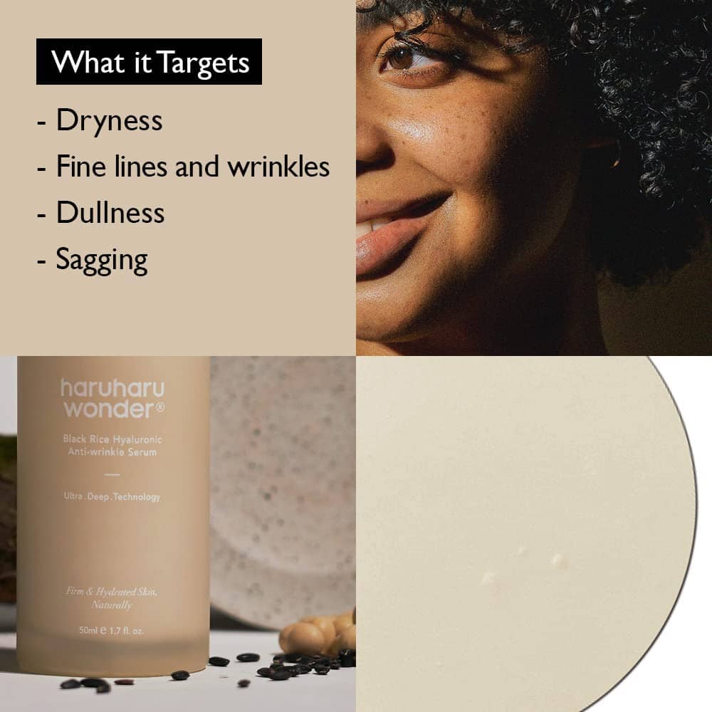 Haruharu WONDER Black Rice Hyaluronic Anti-Wrinkle Serum 50ml - ORION XO Exclusive