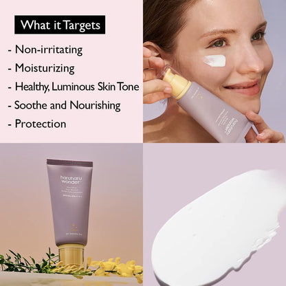 Haruharu WONDER Black Rice Pure Mineral Relief Daily Sunscreen SPF50+ PA++++ 50ml - ORION XO Exclusive