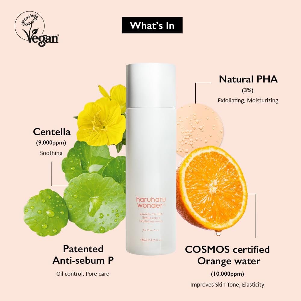 Haruharu WONDER Centella 3% PHA Gentle Liquid Exfoliating Serum 120ml Skin Care HaruHaru Wonder ORION XO Sri Lanka