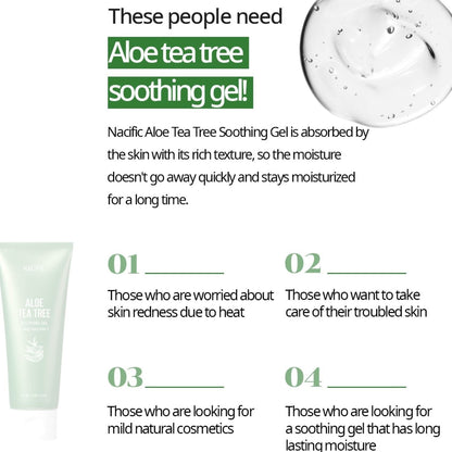 NACIFIC Aloe Tea Tree Soothing Gel 100ml - ORION XO Exclusive