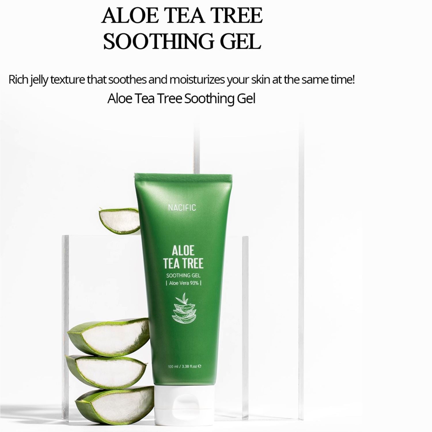 NACIFIC Aloe Tea Tree Soothing Gel 100ml - ORION XO Exclusive