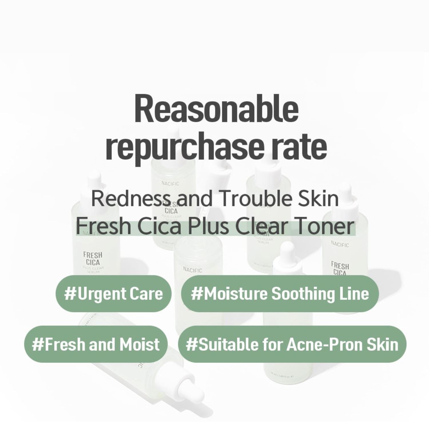 NACIFIC Fresh Cica Plus Clear Serum 50ml - ORION XO Exclusive