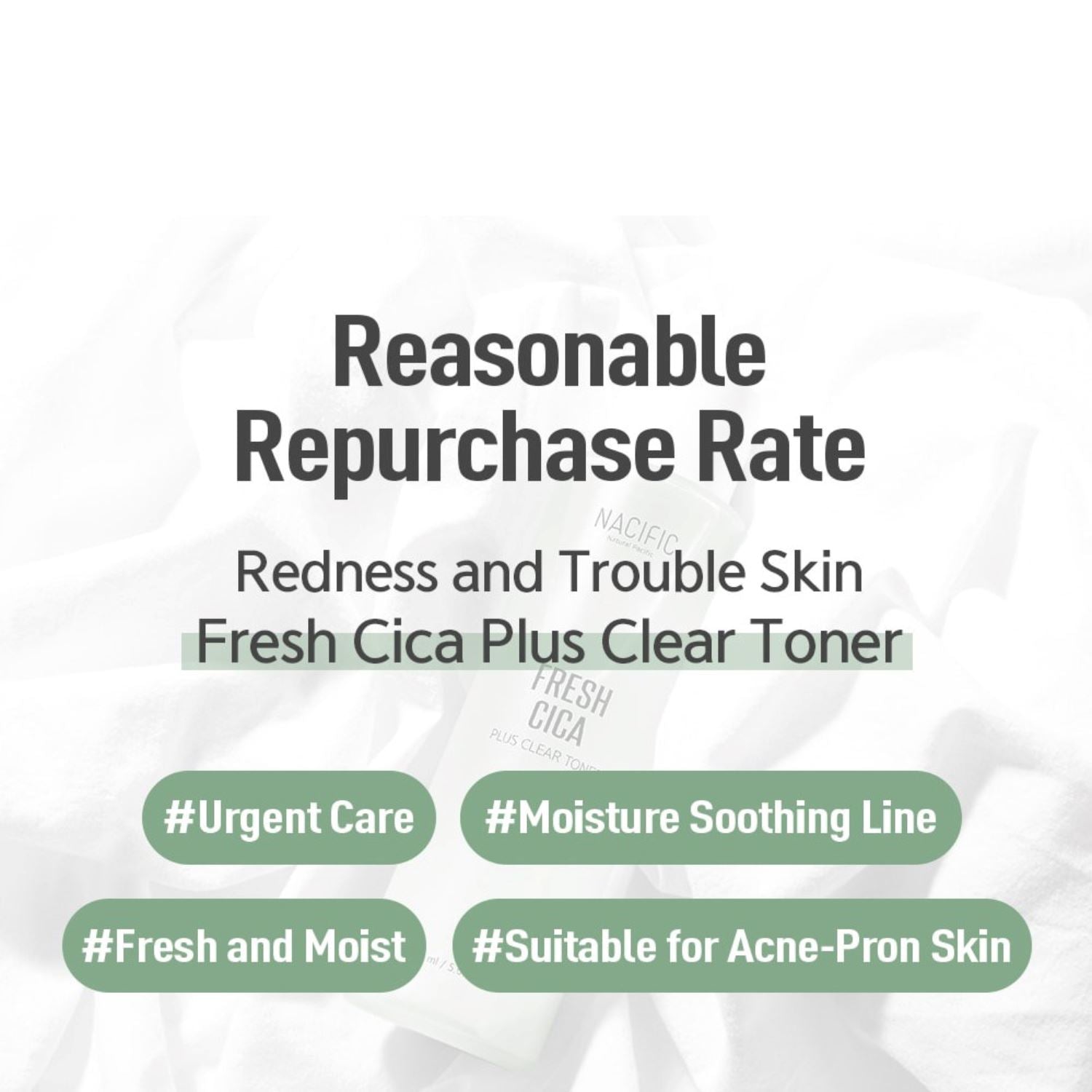 NACIFIC Fresh Cica Plus Clear Toner 150ml - ORION XO Exclusive